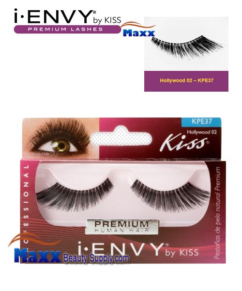 4 Package - Kiss i Envy Hollywood 02 Eyelashes - KPE37